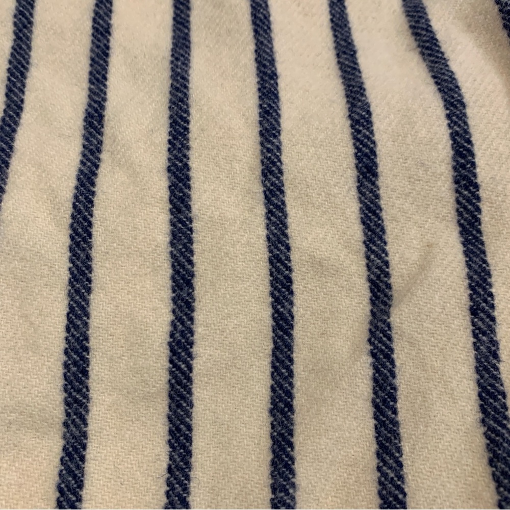 Vintage Evan Picone Cream Striped Pencil Skirts Size 10 - Picture 3 of 5